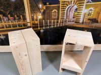 Steigerhouten Barkruk (2st)