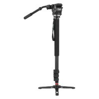 Nest WF-C500S Carbon Monopod met Fluid Video Head