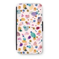 Terrazzo Memphis Pink: iPhone 7 Flip Hoesje