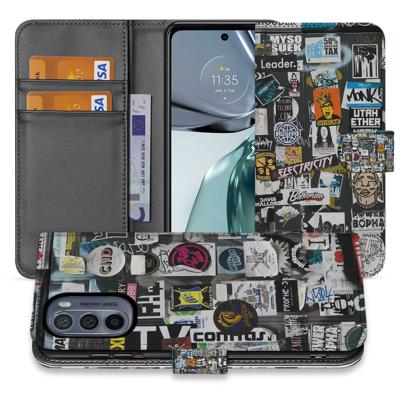 Book Case Hoesje Maken voor de Motorola Moto G62 5G | Eigen telefoonhoesje ontwerpen | Op maat gemaakt