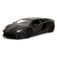 Jada Toys Modelauto - Lamborghini Aventador - zwart - 22 x 9 cm - speelgoedauto