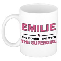Emilie The woman, The myth the supergirl collega kado mokken/bekers 300 ml