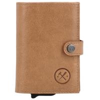 Hide & Stitches Portemonnee Porto met Safety Wallet RFID Taupe