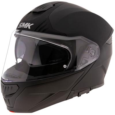 SMK Gullwing Solid, Systeemhelm, Matzwart
