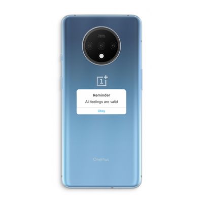 Reminder: OnePlus 7T Transparant Hoesje