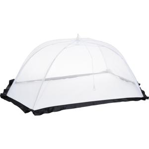 Voedselkap - wit/zwart - 6-hoekig - XXL - 116 x 65 cm - anti-ongedierte - food cover - vliegenkap