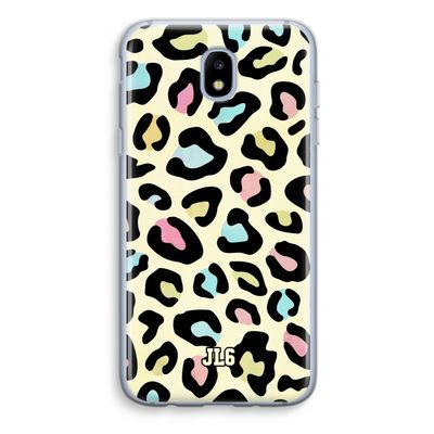 Leopard pattern: Samsung Galaxy J5 (2017) Transparant Hoesje