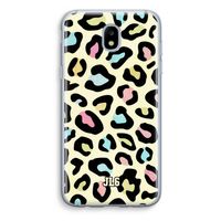 Leopard pattern: Samsung Galaxy J5 (2017) Transparant Hoesje