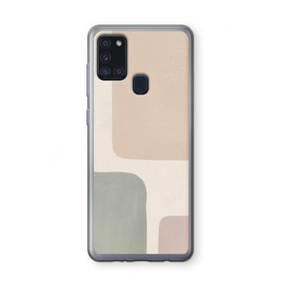 Geo #7: Samsung Galaxy A21s Transparant Hoesje