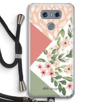 Sweet heaven geometrics: LG G6 Transparant Hoesje met koord