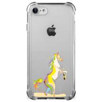 iPhone SE 2022/2020 | iPhone 8/7 Stevig | Bumper Hoesje | Horse Color