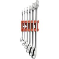 TOOLCRAFT 824124 Steek-ringsleutelratelset 6-delig Sleutelbreedte (metrisch) 8 - 19 mm