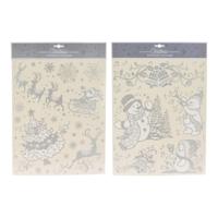 Raamsticker Zilver, 42x30cm Raamsticker Zilver, 42x30cm