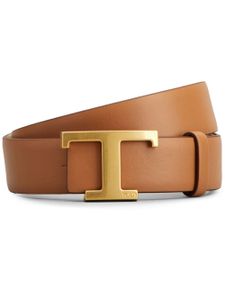 Tod's ceinture réversible à boucle T Timeless - Tons neutres