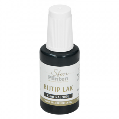Sfeerplinten bij-tip-lak RAL9005 - 20ml
