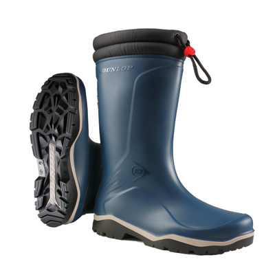 Dunlop K454061 Blizzard Gevoerde Winterlaars PVC Blauw - Maat 39 - 15.032.075.39