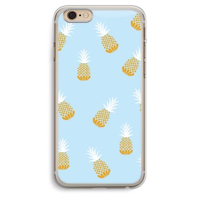 Ananasjes: iPhone 6 Plus / 6S Plus Transparant Hoesje