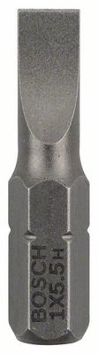 Bosch Accessoires Bit extra-hard S 1,0x5,5, 25 mm 3st - 2607001464