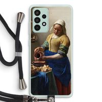 The Milkmaid: Samsung Galaxy A52s 5G Transparant Hoesje met koord