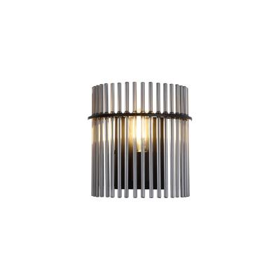 Searchlight WandlampSwizzle zwart - 55625SM