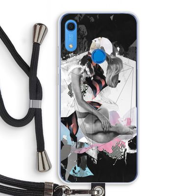 Camouflage de sommeil: Huawei Y6s Transparant Hoesje met koord
