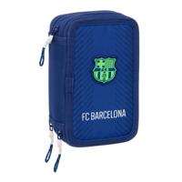 Driedubbele Pennenzak F.C. Barcelona Marineblauw 12,5 x 19,5 x 5,5 cm 37 Onderdelen