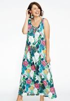 Yoek Maxi-jurk PINEAPPLE | Licht Blauw | Maat 54/56