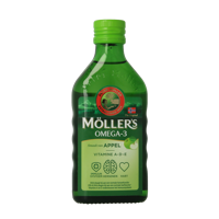 Mollers Omega-3 levertraan appel 250 Milliliter