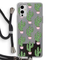 Cactus Lover: OnePlus 9 Transparant Hoesje met koord