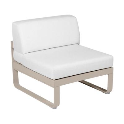 Fermob Bellevie 1-zitsmodule loungebank Nutmeg - Off-White