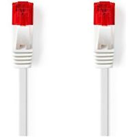 CAT6 UTP-Netwerkkabel Plat | RJ45 Male - RJ45 Male | 10,0 m | White - thumbnail