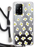 Spiegeleitjes: Oppo A94 5G Transparant Hoesje met koord