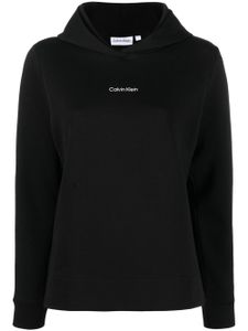 Calvin Klein hoodie à logo imprimé - Noir