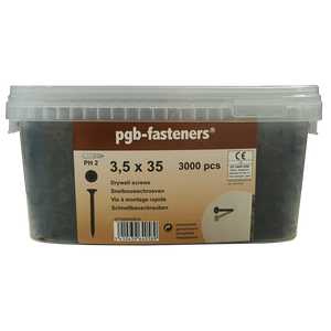 pgb-Europe PGB-FASTENERS | Snelbouwschr. 3,5x45 gefosf/Em 2000 | 2000 st GP70GP035045