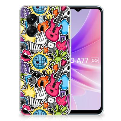OPPO A77 | A57 5G | Sillicone Back Cover | Punk Rock