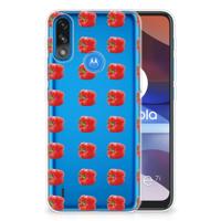 Motorola Moto E7/E7i Power | Siliconen Case | Paprika Red
