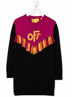 Off-White Kids robe-pull à pompon - Noir