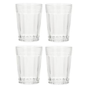 Set van 8x stuks drinkglazen/waterglazen van 250 ml transparant