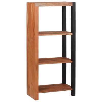 Boekenkast Bruin, Zwart 50 x 30 x 110 cm Massief Acaciahout