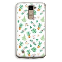 Ananas bladeren: LG K10 (2016) Transparant Hoesje