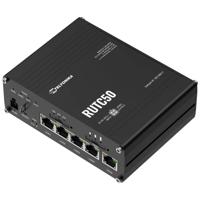 Teltonika RUTC50 draadloze router Gigabit Ethernet Dual-band (2.4 GHz / 5 GHz) 5G Zwart - thumbnail