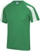 Just Cool JC003 Contrast Cool T - Kelly Green/Arctic White - S