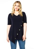 Yoek Tuniek flare ringen | Blauw | Maat 54/56