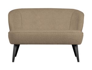 WOOOD Bankje 'Sara' Teddy, kleur Sand