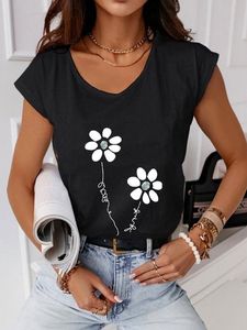 Loose Crew Neck Casual Jersey T-Shirt