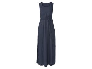 esmara Dames maxi-jurk (XS (32/34), Donkerblauw)