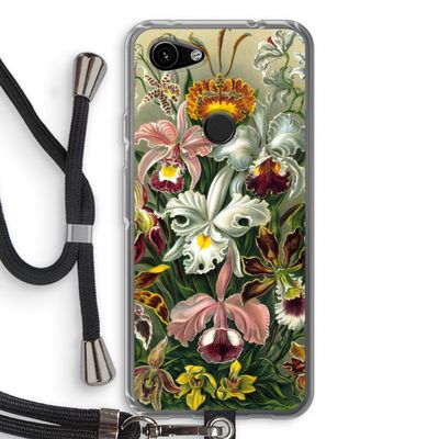Haeckel Orchidae: Pixel 3a Transparant Hoesje met koord