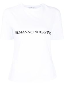 Ermanno Scervino t-shirt à logo imprimé - Blanc