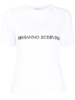 Ermanno Scervino t-shirt à logo imprimé - Blanc