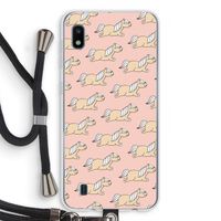 Ponys: Samsung Galaxy A10 Transparant Hoesje met koord